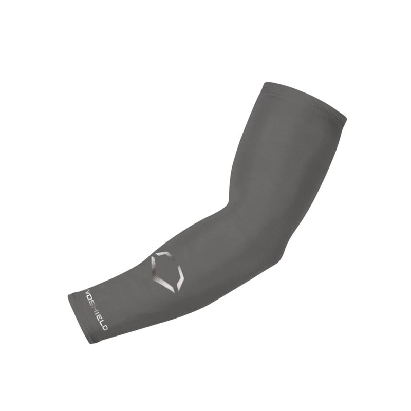 EvoShield Adult Solid Compression Arm Sleeve - Charcoal  Large/X-Large